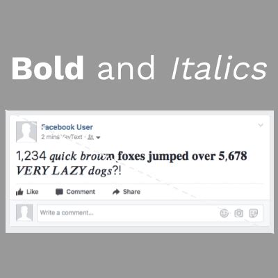 Bold and Italic Text Generators .